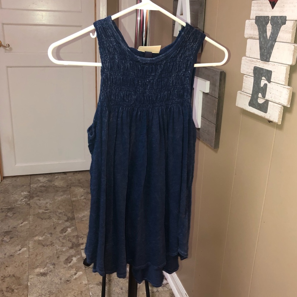 Navy blue tank top